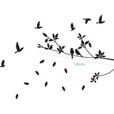 Vista Decals Birds with Branch Wall Art Decal
