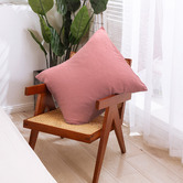 Aldrin Home Plain Dyed Linen Euro Pillowcase