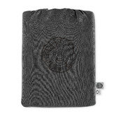 Aldrin Home Charcoal European Flax Linen Quilt Cover Set