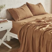 Aldrin Home European Flax Linen Sheet Set