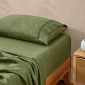 Aldrin Home Natural Home Vintage Washed Hemp Sheet Set