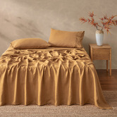 Aldrin Home Natural Home Vintage Washed Hemp Sheet Set