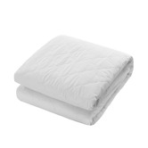 Aldrin Home White Organic Cotton Cot Mattress Protector