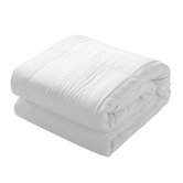 Aldrin Home White Spring Bamboo Cot Quilt