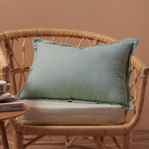 Aldrin Home Ardenne French Flax Linen Lumbar Cushion