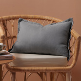 Aldrin Home Ardenne French Flax Linen Lumbar Cushion