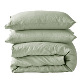 Aldrin Home Willow Findlay European Flax Linen Quilt Cover Set