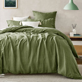 Aldrin Home Hunter Findlay European Flax Linen Quilt Cover Set
