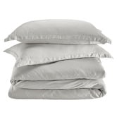 Aldrin Home Dove Grey 400TC Bamboo Quilt Cover Set