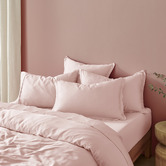 Aldrin Home Blush Pink 400TC Bamboo Quilt Cover Set
