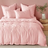 Aldrin Home Blush Pink 400TC Bamboo Quilt Cover Set