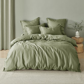 Aldrin Home Eucalyptus 400TC Bamboo Quilt Cover Set