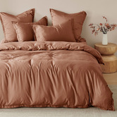 Aldrin Home Earth 400TC Bamboo Quilt Cover Set