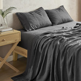 Aldrin Home Solid French Flax Linen Sheet Set