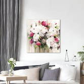 StateStudio Bouquet of Pink Flowers Printed Wall Art | Temple & Webster