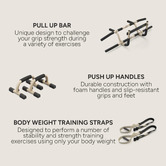 WaterRowerNohrd 5 Piece Beige &amp; Black Bodyweight Training Set