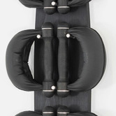WaterRowerNohrd 9 Piece Black Beech Wood Wall Mounted Kettlebell Set