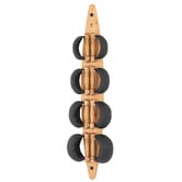 WaterRowerNohrd 9 Piece Oak Wood Wall Mounted Kettlebell Set