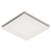 Martec White Flow Square Bathroom Exhaust Fan with LED