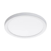 Martec Fino 28cm White Tri-Colour LED Oyster Light with Sensor