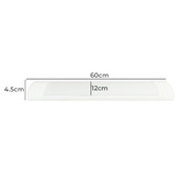 Martec White Pilot Batten Light with Tri-Colour LED