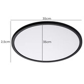 Martec Fino Black Tri-Colour LED Oyster Light