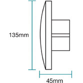 Martec Torino Tri-CCT LED Outdoor Wall Light