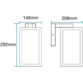 Martec Vancouver 29cm Outdoor Wall Light