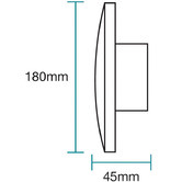 Martec Torino Tri-CCT LED Outdoor Wall Light