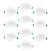 Martec Vito 90mm Cut Out LED Tri-Colour Recessed Downlights