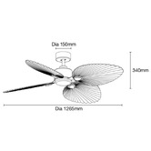 Martec Kingston 127cm DC Ceiling Fan