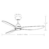 Martec Seaforth DC Smart Ceiling Fan with Remote Control