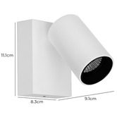 Martec Capri Outdoor LED Wall Spotlight