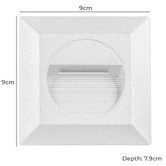 Martec Quattro Recessed LED Outdoor Step Light