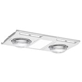 Martec Profile Panel DC White 12W 3-in-1 Bathroom Heater Exhaust Fan with Light