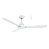 Martec Zorro 122cm White DC Ceiling Fan with Remote Control