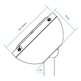 Martec Martec 40 Degree Ceiling Fan Canopy