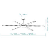 Martec Albatross II DC Smart Ceiling Fan with Remote Control