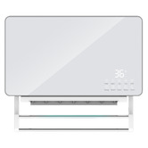 Martec Thermo White 2200W Bathroom Wall Heater with Towel Rack