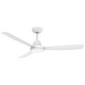 Martec Legend 122cm White DC Ceiling Fan with LED Light