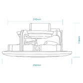 Martec Core 240mm White 25W Round Exhaust Fan