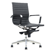 Cooper Furniture Naples Faux Leather Mid-Back Office Chair