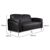 Cooper Furniture Emma 2 Seater Reception Sofa