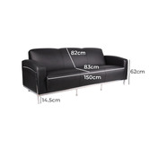 Cooper Furniture Emma 3 Seater Reception Lounge Sofa