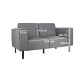 CooperFurniture Sorelle 2 Seater Sofa