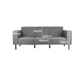 CooperFurniture Sorelle 3 Seater Sofa