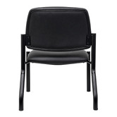 CooperFurniture Talon Faux Leather Stackable Visitor Chair