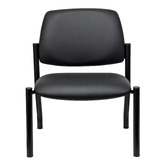 CooperFurniture Talon Faux Leather Stackable Visitor Chair