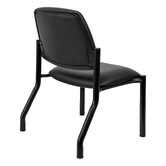 CooperFurniture Talon Faux Leather Stackable Visitor Chair