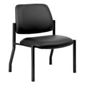CooperFurniture Talon Faux Leather Stackable Visitor Chair